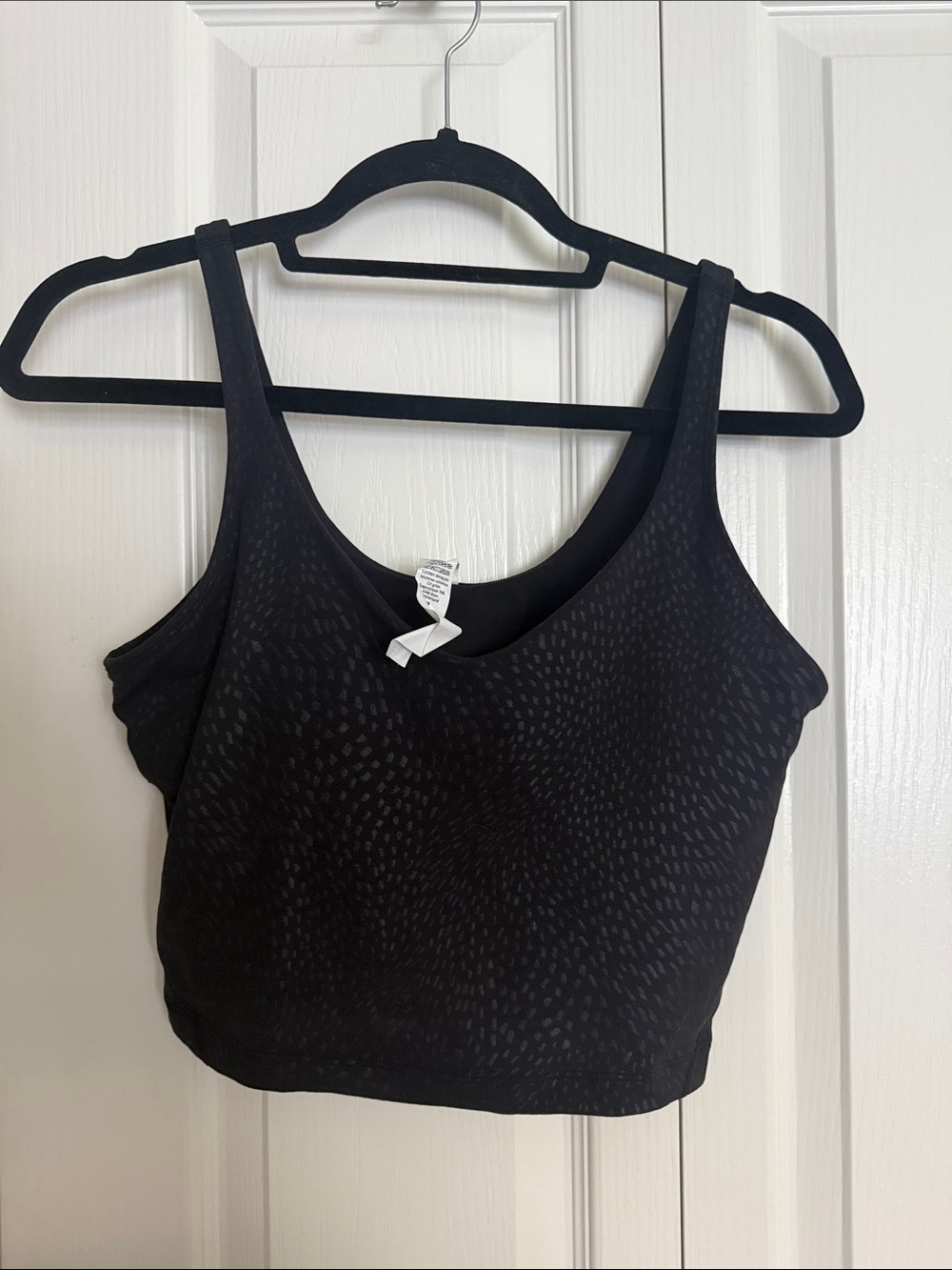 lululemon athletica Black Patterned Align Sports Bra Tank